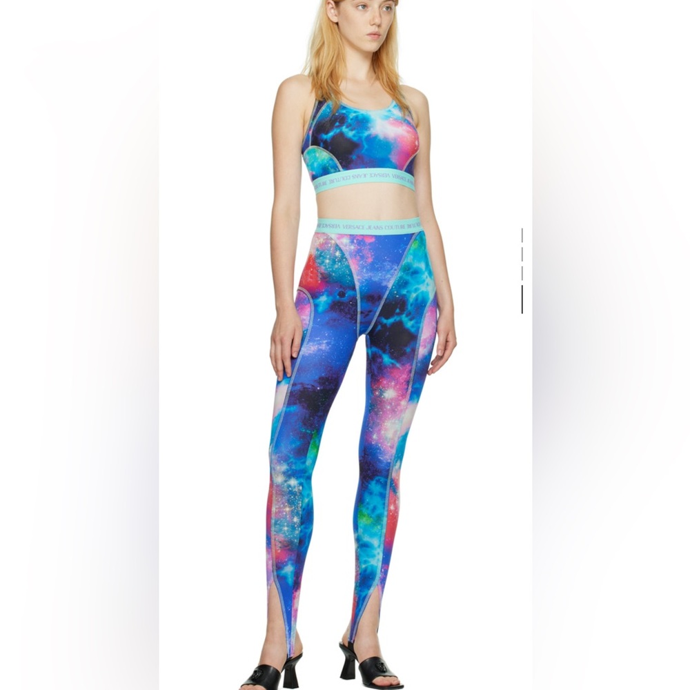 Versace jeans couture multicolor galaxy set